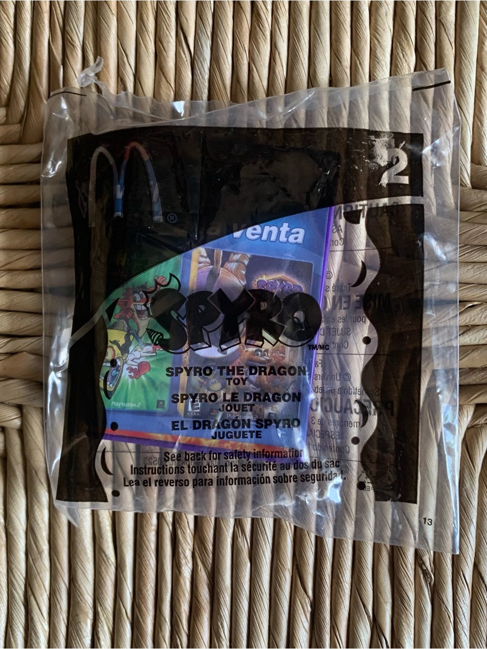 Vintage 2005 McDonald’s Happy Meal Spyro the dragon LCD handheld game